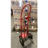 Image 2 : RED CONVERTIBLE HAND TRUCK DOLLY WITH PNEUMATIC TIRES