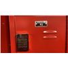 Image 2 : LOCK UP 3 BAY 18 DOOR RED LOCKERS WITH PROGRAMMABLE DIGITAL LOCKS & MASTER KEY