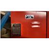 Image 2 : LOCK UP 3 BAY 18 DOOR RED LOCKERS WITH PROGRAMMABLE DIGITAL LOCKS & MASTER KEY