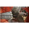 Image 4 : COMMERCIAL ELECTRIC ORANGE METAL MOBILE FLOOR FAN