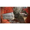 Image 4 : COMMERCIAL ELECTRIC ORANGE METAL MOBILE FLOOR FAN
