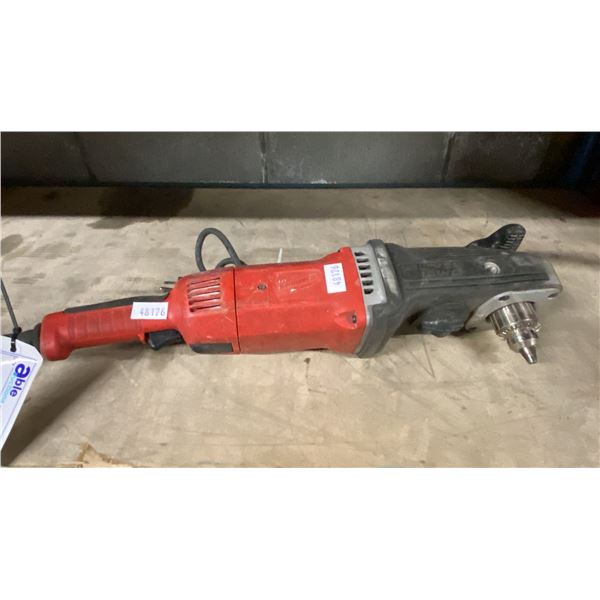 MILWAUKEE SUPER HAWG ELECTRIC RIGHT ANGLE DRILL