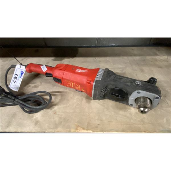 MILWAUKEE SUPER HAWG ELECTRIC RIGHT ANGLE DRILL