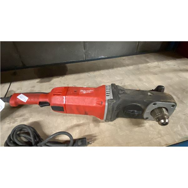 MILWAUKEE SUPER HAWG ELECTRIC RIGHT ANGLE DRILL