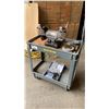 Image 5 : MAXIMUM 6" VARIABLE SPEED BENCH GRINDER ON PLASTIC 2 TIER MOBILE CART & DREMEL 3000 IN HARD