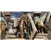 Image 1 : TILE SAW, CHOP SAW & ASSORTED INDUSTRIAL ITEMS *MUST TAKE ALL ON PALLET*