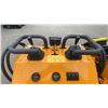 Image 4 : SDLOOL SL360T YELLOW 420CC GAS POWERED RUBBER TRACK STAND ON MINI SKID STEER LOADER WITH 42"W