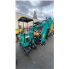 Image 4 : AGT INDUSTRIAL H15R TEAL GAS POWERED 13.5HP RUBBER TRACK MINI EXCAVATOR WITH ATTACHED DIGGING