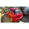 Image 2 : 2007 NISSAN VERSA SL, 4DR HATCHBACK, RED, VIN 3N1BC13E77L415202,