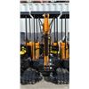 Image 8 : VICSEC VC15 YELLOW 13.5 HP GAS POWERED RUBBER TRACK MINI EXCAVATOR WITH ATTACHED DIGGING BUCKET,