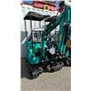 Image 2 : AGT INDUSTRIAL H15R TEAL GAS POWERED 13.5HP RUBBER TRACK MINI EXCAVATOR WITH ATTACHED DIGGING