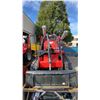 Image 4 : SDLANCH SSL580 RED 420CC GAS POWERED RUBBER TRACK RIDE ON MINI SKID STEER LOADER WITH 36"W BUCKET &