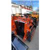 Image 3 : SDLOOL SL36C ORANGE 420CC GAS POWERED MINI STAND ON SKID STEER LOADER WITH 42"W BUCKET