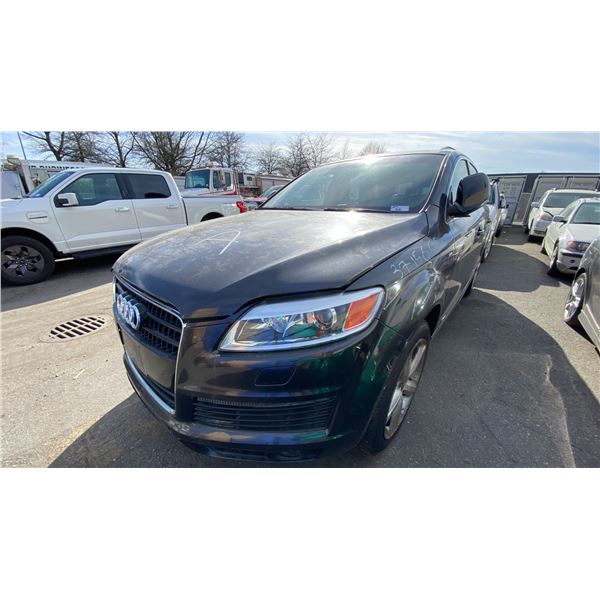 2009 AUDI QUATTRO Q7, 4DRSW, GREY, VIN WA1CY64L59D019964,