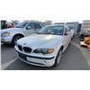 Image 1 : 2003 BMW 320I, 4DRSD, WHITE, VIN WBAEV13445KL24007,