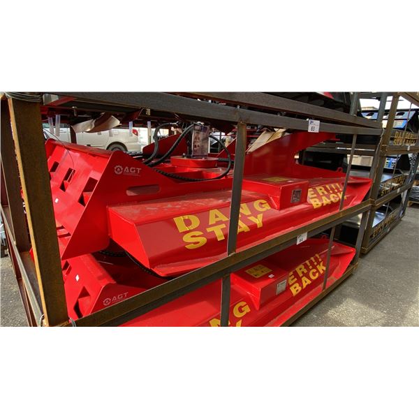 TOP CAT HDRC-81 HEAVY-DUTY SKID STEER ROTARY BRUSH CUTTER ATTACHMENT