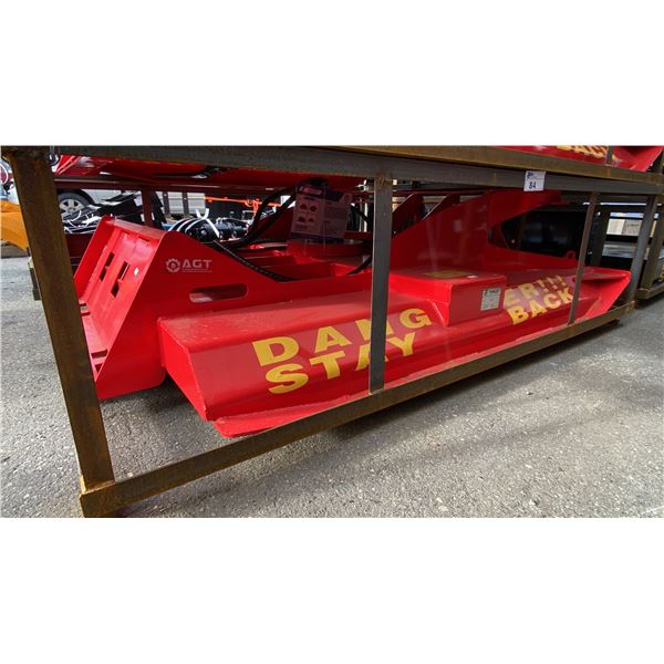 TOP CAT HDRC-81 HEAVY-DUTY SKID STEER ROTARY BRUSH CUTTER ATTACHMENT