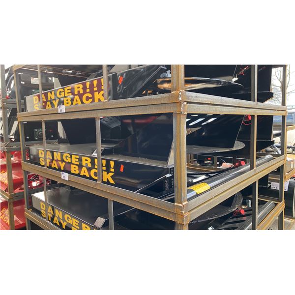 MOWER KING SSRC 72" HYDRAULIC SKID STEER BRUSH MOWER ATTACHMENT