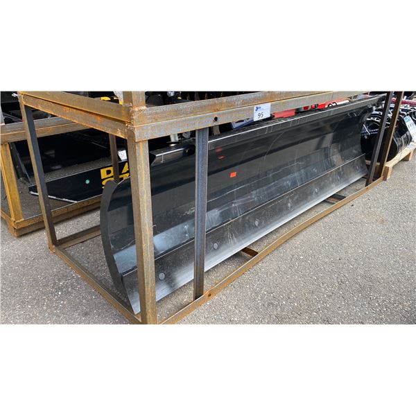 AGROTK SPA84, 84" HYDRAULIC SKID STEER DOZER BLADE/PLOW ATTACHMENT