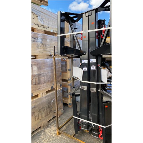 GIYI FORKLIFT TELESCOPIC BOOM, MAX LENGTH 132", MAX LOAD 3300 LBS