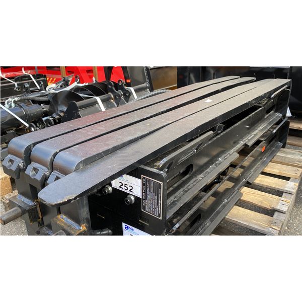 GIYI GY-SF60, SKID STEER 60" HYDRAULIC SIDE SHIFT PALLET FORK ATTACHMENT