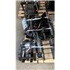 Image 1 : AGT INDUSTRIAL 9PCS MINI EXCAVATOR ATTACHMENT SET 12EX-ATA INCLUDES A QUICK COUPLER, RIPPER, RAKE,