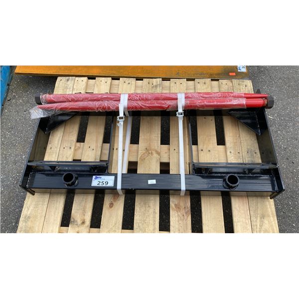 GIYI BF47 HEAVY DUTY SKID STEER BALE FORK ATTACHMENT