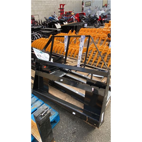 AGT INDUSTRIAL SAII100 SKID STEER PALLET FORK ATTACHMENT WITH 48" FORKS