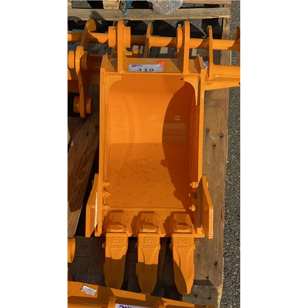 303 YELLOW 12" DIGGING BUCKET EXCAVATOR ATTACHMENT