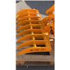 Image 3 : 303 YELLOW 38" GRASS RAKE EXCAVATOR ATTACHMENT