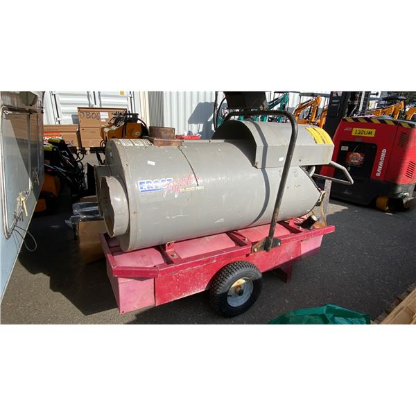 FROST FIGHTER INDIRECT FIRED DIESEL POWERED INDUSTRIAL MOBILE JOBSITE HEATER