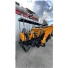 Image 2 : VICSEC VC15 YELLOW 13.5 HP GAS POWERED RUBBER TRACK MINI EXCAVATOR WITH ATTACHED DIGGING BUCKET,