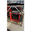 Image 3 : SDLANCH SSL580 RED 420CC GAS POWERED RUBBER TRACK RIDE ON MINI SKID STEER LOADER WITH 36"W BUCKET &