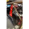 Image 4 : SDLANCH SSL580 RED 420CC GAS POWERED RUBBER TRACK RIDE ON MINI SKID STEER LOADER WITH 36"W BUCKET &