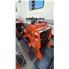 Image 4 : SDLOOL SL36C ORANGE 420CC GAS POWERED RUBBER TRACK STAND ON MINI SKID STEER LOADER WITH 42"W