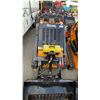 Image 8 : SDLOOL SL360T YELLOW 420CC GAS POWERED RUBBER TRACK STAND ON MINI SKID STEER LOADER WITH 42"W