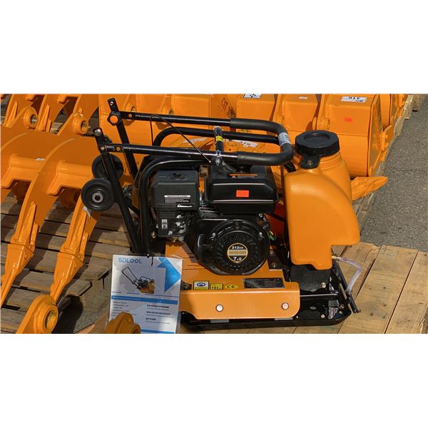 SDOOL SL90, 196CC GAS POWERED VIBRATORY PLATE COMPACTOR
