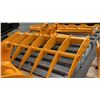 Image 4 : 303 YELLOW 16" GRASS RAKE EXCAVATOR ATTACHMENT