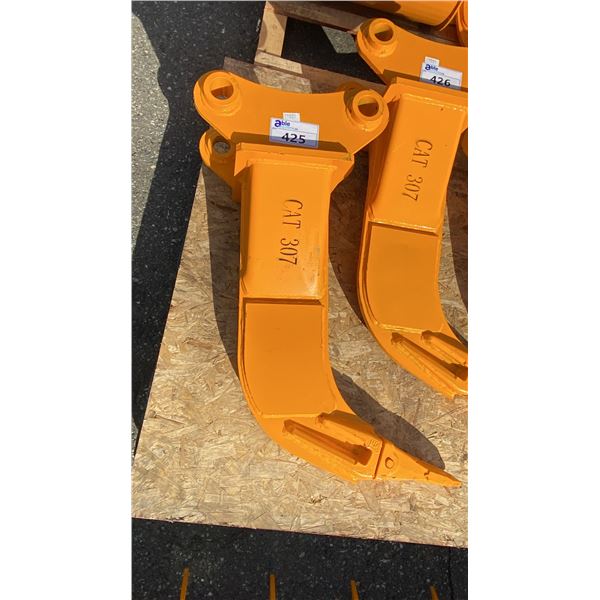 307 YELLOW RIPPER CLAW EXCAVATOR ATTACHMENT