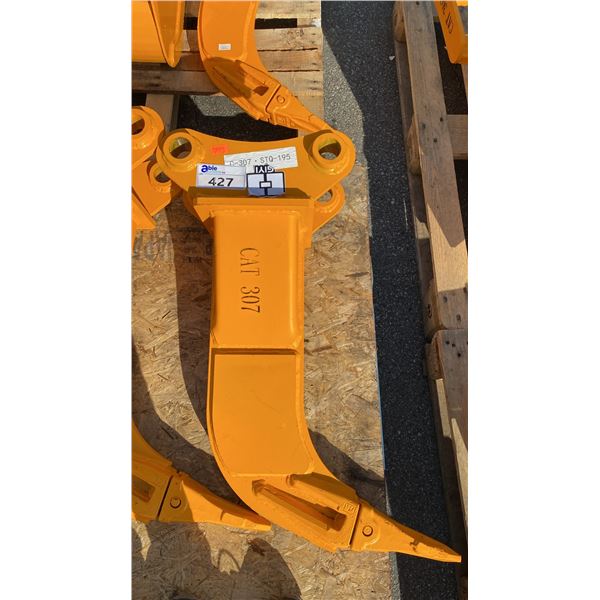 307 YELLOW RIPPER CLAW EXCAVATOR ATTACHMENT