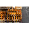 Image 3 : 305 YELLOW 32" GRAVEL RAKE EXCAVATOR ATTACHMENT