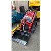 Image 1 : YSRT14 RED 420CC GAS POWERED RUBBER TRACK STAND ON MINI SKID STEER LOADER WITH 32"W BUCKET