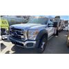 Image 1 : 2016 FORD F550 SUPERDUTY XLT, 4DR EXT DUMP TRUCK, WHITE, VIN 1FD0X5HY6GEA33743,