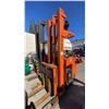 Image 2 : RAYMOND 31-R4OTT ORANGE 36V ELECTRIC STAND ON REACH TRUCK WITH CHARGER