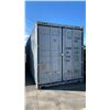 Image 1 : GREY 40' 52,910 LB MAX CAPACITY INDUSTRIAL TRANSPORT CONTAINER WITH 4 DUAL SWING SIDE DOORS DUAL