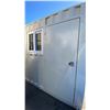 Image 4 : 10FT GREY OFFICE STORAGE SHIPPING CONTAINER WITH DUAL SWING REAR DOORS, CAMS,