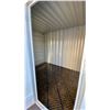 Image 5 : 10FT GREY OFFICE STORAGE SHIPPING CONTAINER WITH DUAL SWING REAR DOORS, CAMS,