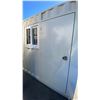 Image 4 : 10FT GREY OFFICE STORAGE SHIPPING CONTAINER WITH DUAL SWING REAR DOORS, CAMS,