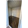Image 5 : 10FT GREY OFFICE STORAGE SHIPPING CONTAINER WITH DUAL SWING REAR DOORS, CAMS,