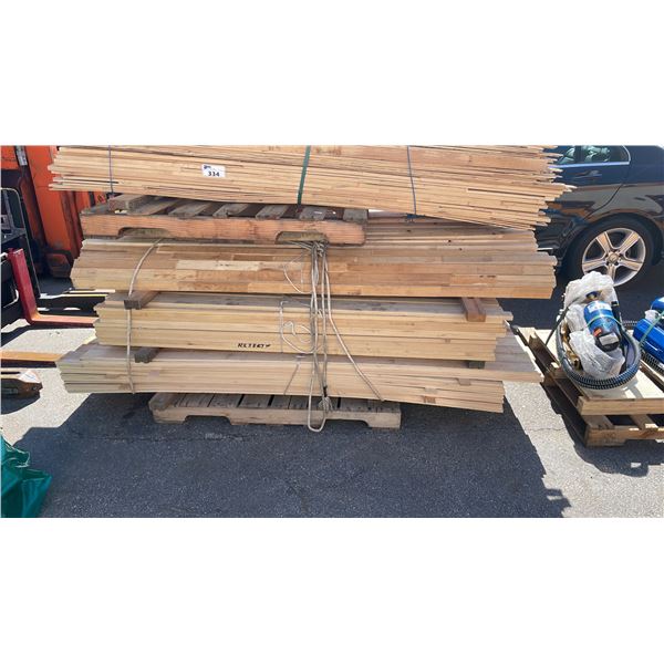 LIFT OF ASSORTED SIZE HEMLOCK WOOD APPROX 7.5'L